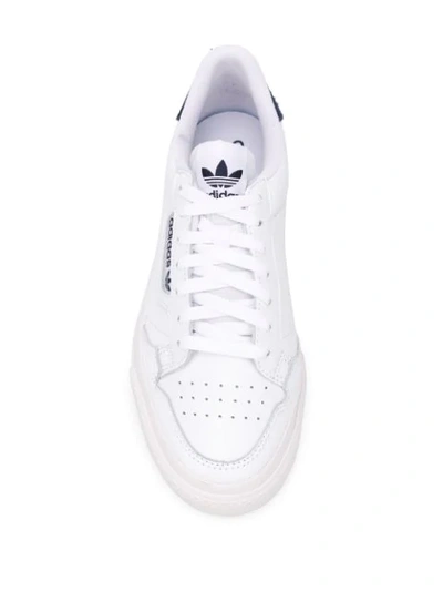 Shop Adidas Originals Continental Vulc Sneakers In White