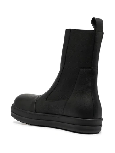 Shop Rick Owens Bozo Boot Sneakers In Black