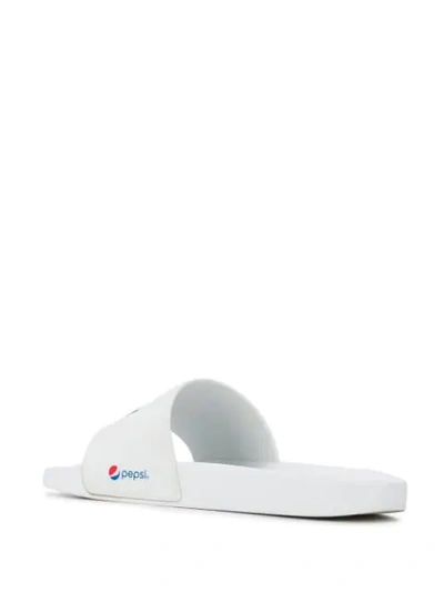 Shop Dsquared2 Pepsi Pool Slides In White
