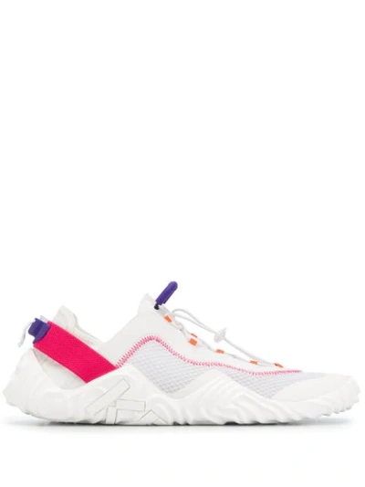 Shop Kenzo Wave Sneakers In White