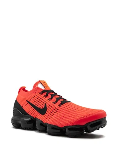 Shop Nike Air Vapormax Flyknit 3 Sneakers In Red