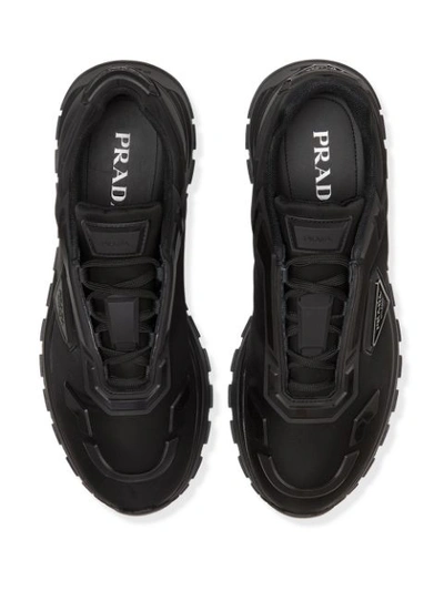 Shop Prada Prax 01 Sneakers In Black