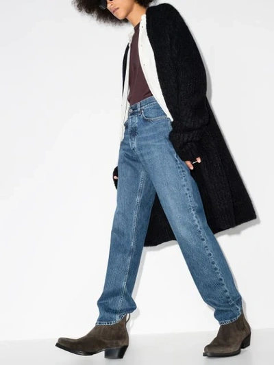 Our Legacy Cuban Suede Heeled Ankle Boots In Brown | ModeSens