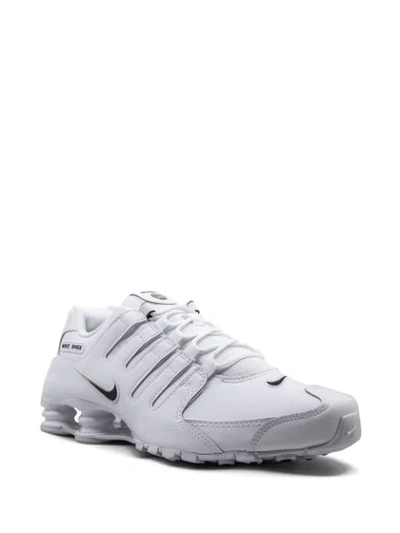 Shop Nike Shox Nz Eu Sneakers In White