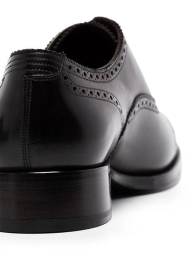 Shop Tom Ford Edgar Lace-up Brogues In Brown