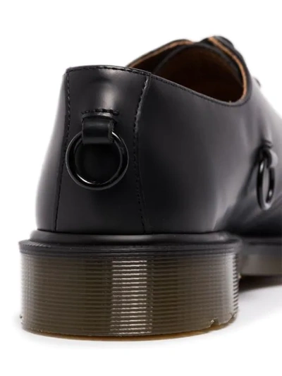 Shop Raf Simons X  Ring Detail Derby Shoes In Black