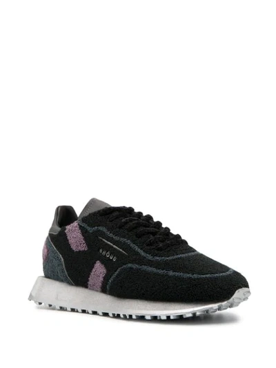 Shop Ghoud Rush Fleece Low-top Sneakers In Black