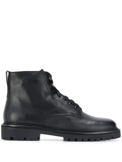 Isabel Marant Camp Rangers Lace-up Leather Boots In Black | ModeSens