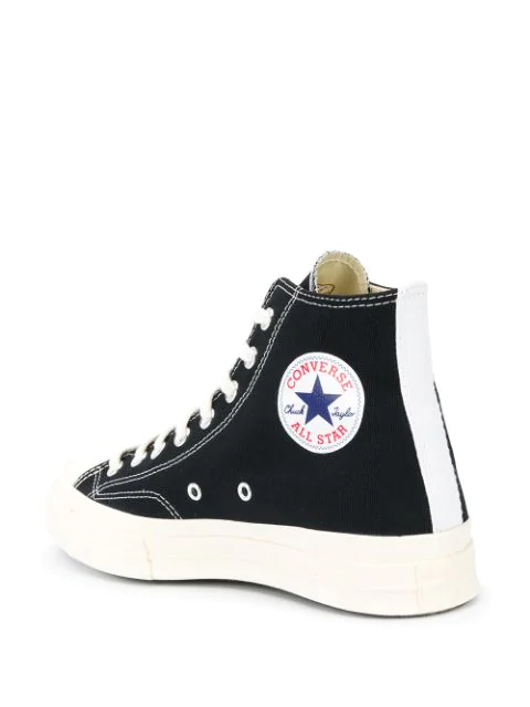 black converse edition half heart chuck 70 high sneakers
