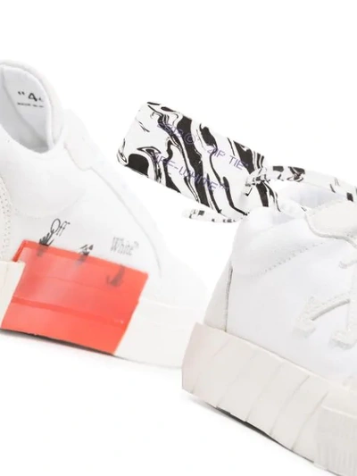 Shop Off-white Vulcanized Canvas Sneakers In White