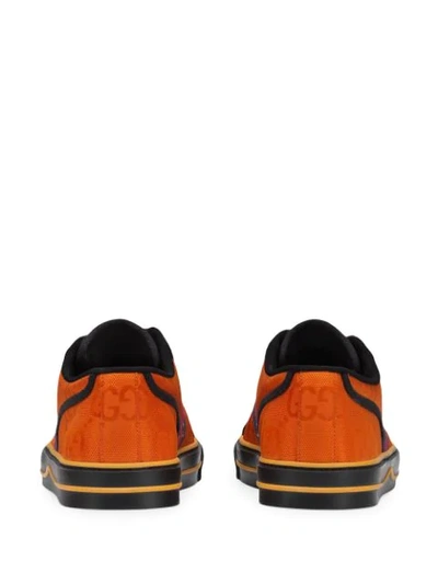 Shop Gucci Off The Grid Gg Tennis 1977 Sneakers In Orange