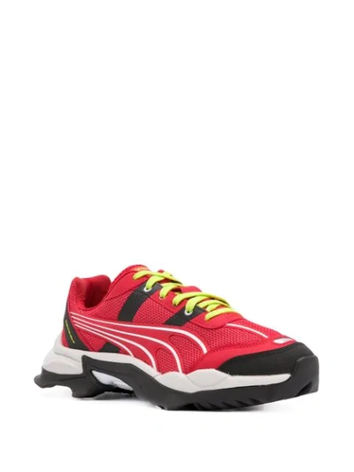 Shop Puma Nitefox Highway Low-top Sneakers In Red