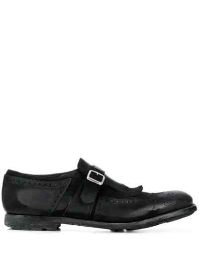 Shop Church's Shanghai Monk Shoes In Black