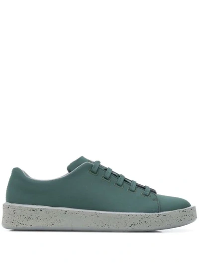 Shop Camper Courb Speckled Sole Sneakers In Green