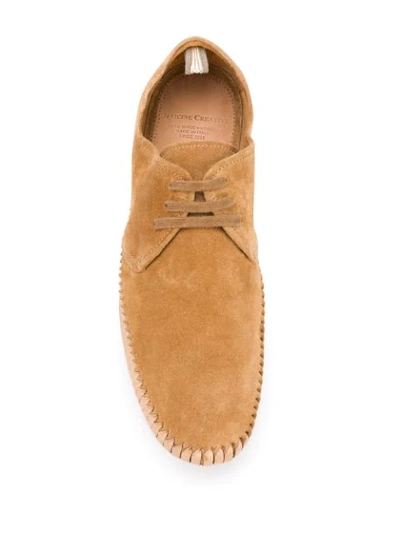 Shop Officine Creative Woven Sole Loafers In Neutrals