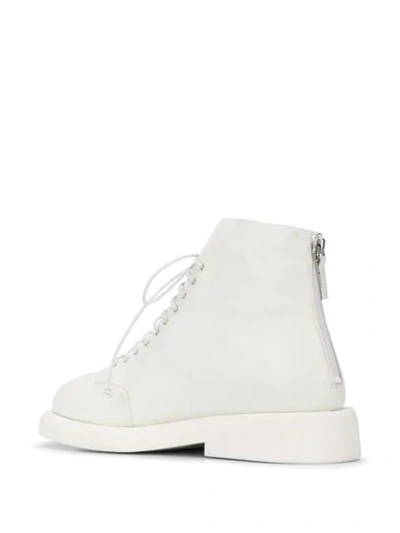 Shop Marsèll Lace-up Boots In White
