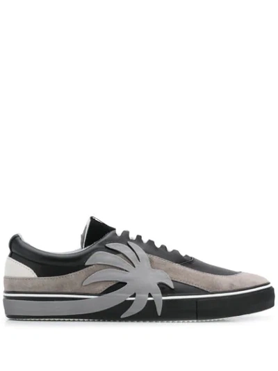 Shop Palm Angels Palm Low-top Sneakers In Black