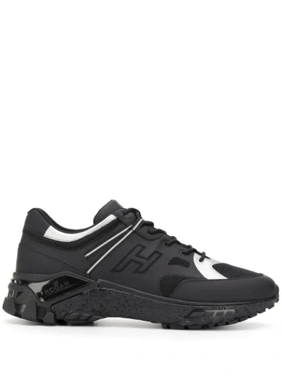 Shop Hogan Urban Trek Low-top Sneakers In Black