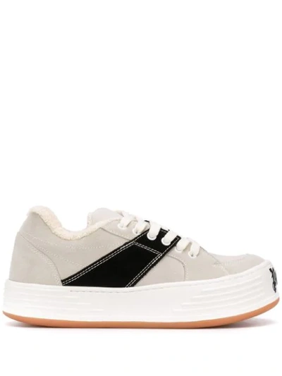 SUEDE SNOW LOW TOP WHITE BLACK