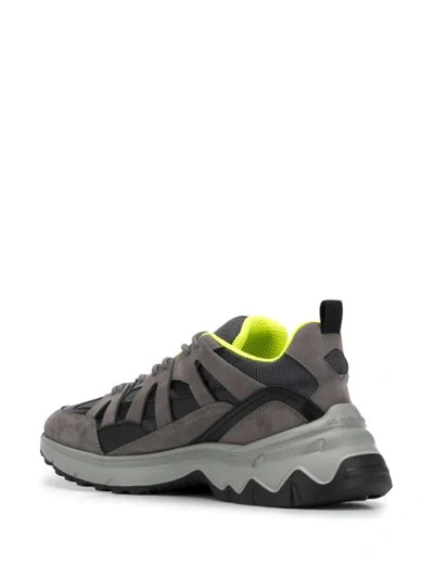 Shop Msgm Attack Low-top Sneakers In Grey