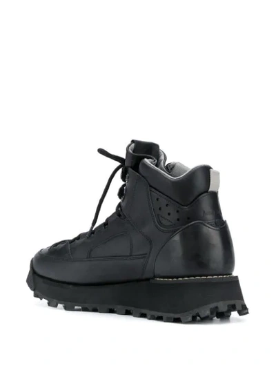 Shop Acne Studios Trekking Lace-up Boots In Black