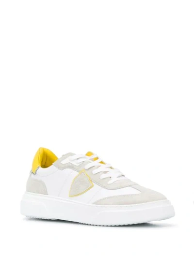 Shop Philippe Model Temple S Sneakers In White