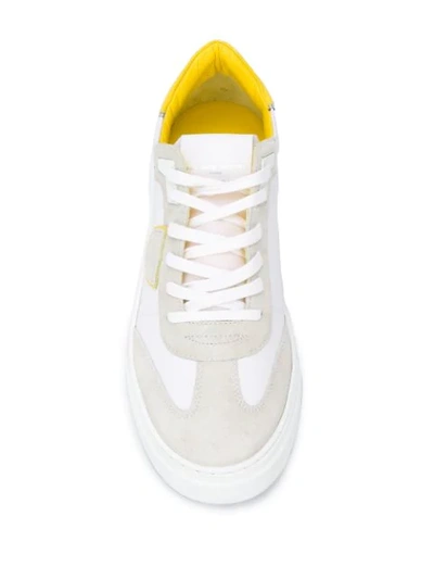 Shop Philippe Model Temple S Sneakers In White