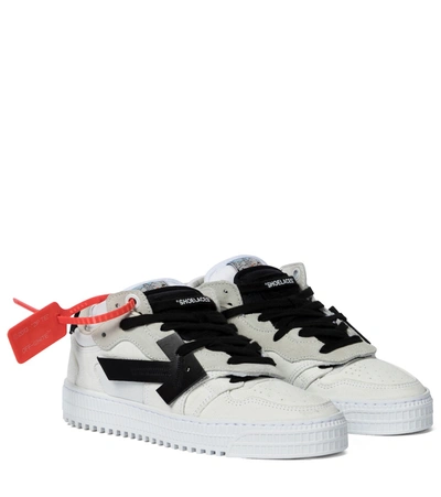 Shop Off-white Off-court 3.0 Leather Sneakers In White