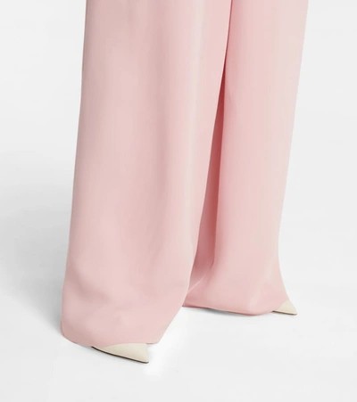 Shop Valentino Silk Cady Couture Jumpsuit In Pink