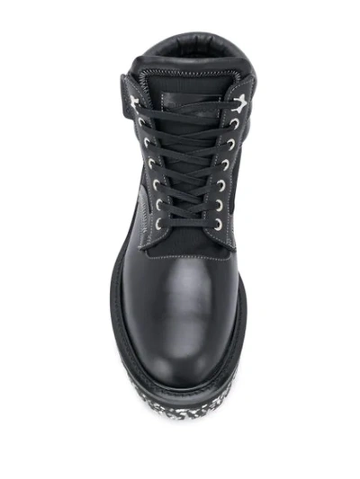 Shop Jimmy Choo Odin Lace-up Boots In Black