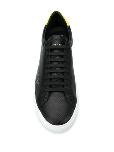 Shop Givenchy Logo Low-top Trainers In Black