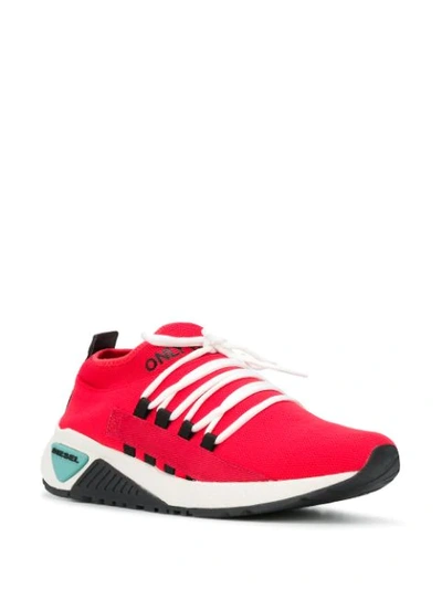 Shop Diesel S-kb Sl Ii Low-top Sneakers In Red