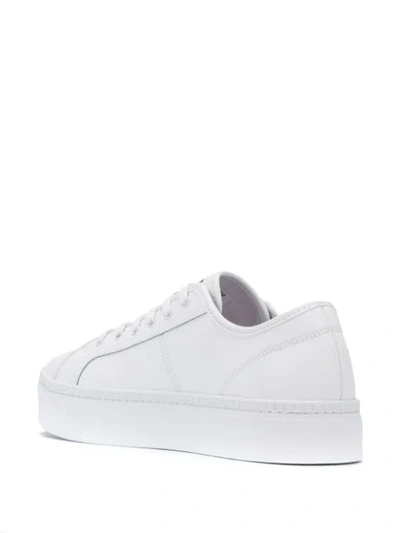 Shop Versace Jeans Couture Low-top Lace-up Sneakers In White