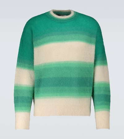 Shop Isabel Marant Drussellh Crewneck Sweater In Green