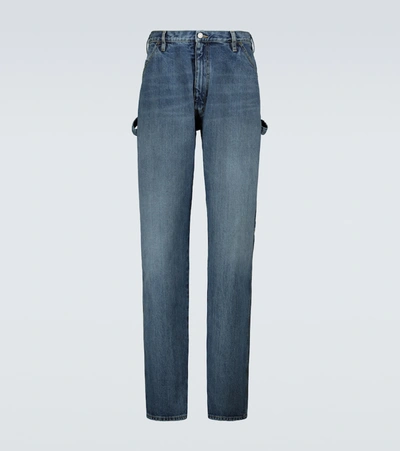 Shop Maison Margiela Upcycled Jeans In Blue