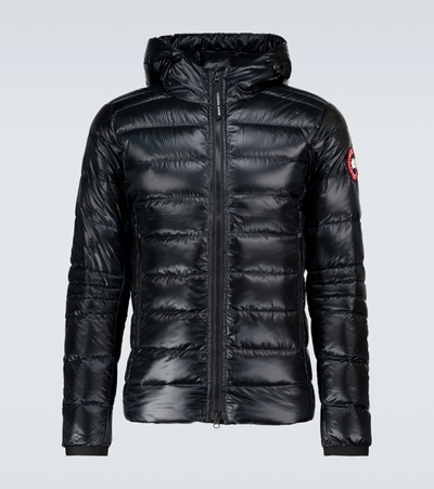 Shop Canada Goose Crofton Hoody Jacket In Black