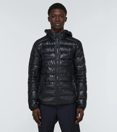 Canada Goose Black Label Crofton Hoodie Jacket Black - Noir In Black