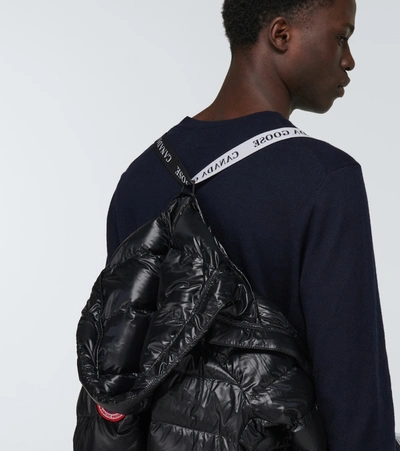 Canada Goose Black Label Crofton Hoodie Jacket Black - Noir In Black