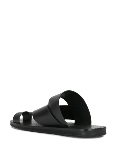 Shop Jil Sander Strap-detail Sandals In Black