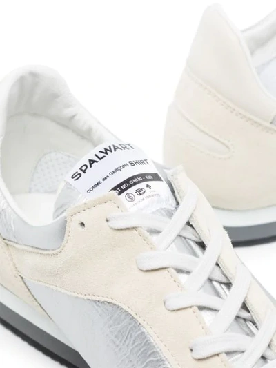 Shop Comme Des Garçons Shirt X Spalwart Pitch Low Top Sneakers In White