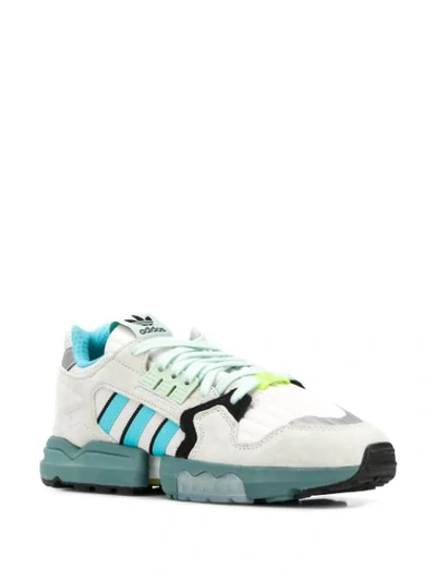 Adidas Originals Zx Torsion Sneakers In Grey Suede And Fabric In Grey
