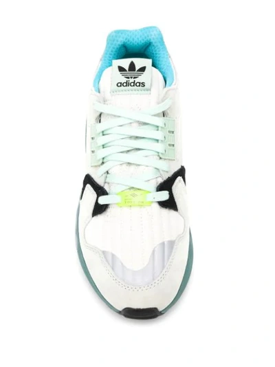 Shop Adidas Originals Zx Torison Sneakers In Grey