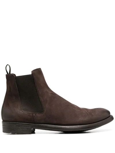 Shop Officine Creative Hive Chelsea Boots In Brown