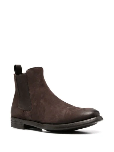 Shop Officine Creative Hive Chelsea Boots In Brown