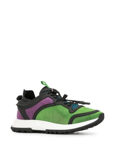 Shop Givenchy Low-top Sneakers In Green