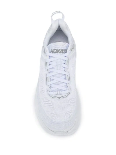 Shop Hoka One One Bondi 6 Chunky Sneakers In White