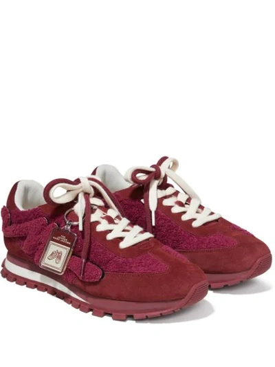 Shop Marc Jacobs The Jogger Sneakers In Red