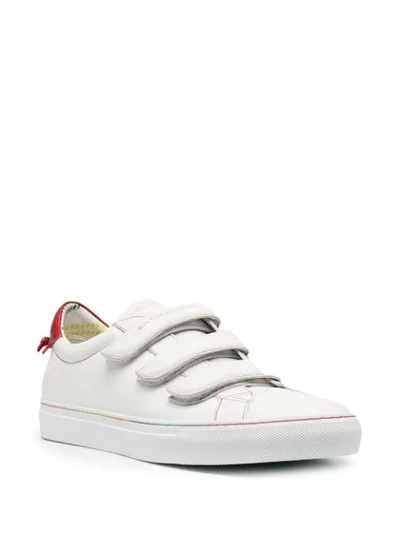 Shop Givenchy Touch-strap Low-top Sneakers In White