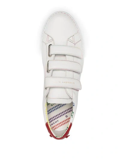 Shop Givenchy Touch-strap Low-top Sneakers In White