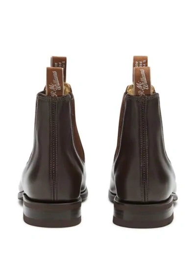 Shop R.m.williams Comfort Craftsman Chelsea Boots In Brown